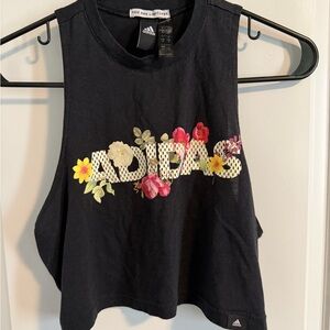 Adidas Black Crop Tank